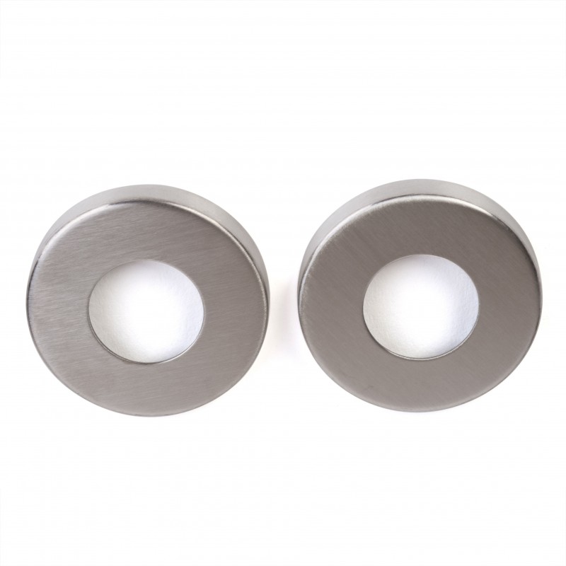 Paire de Rosaces de Gaine " ELSA"- Avec trou de Diam.22 mm - Inox 304