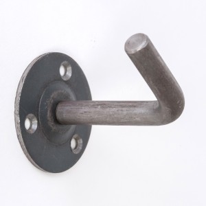 Support de rampe à souder sans épaulement - Trou 8mm