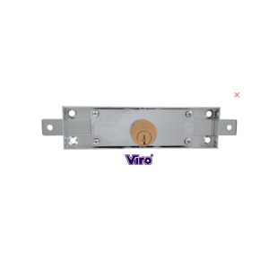 VIRO - Serrure Rideau Métallique Étroite 156 X 42 mm.S'entrouvrant. Code 322 8241 KA.