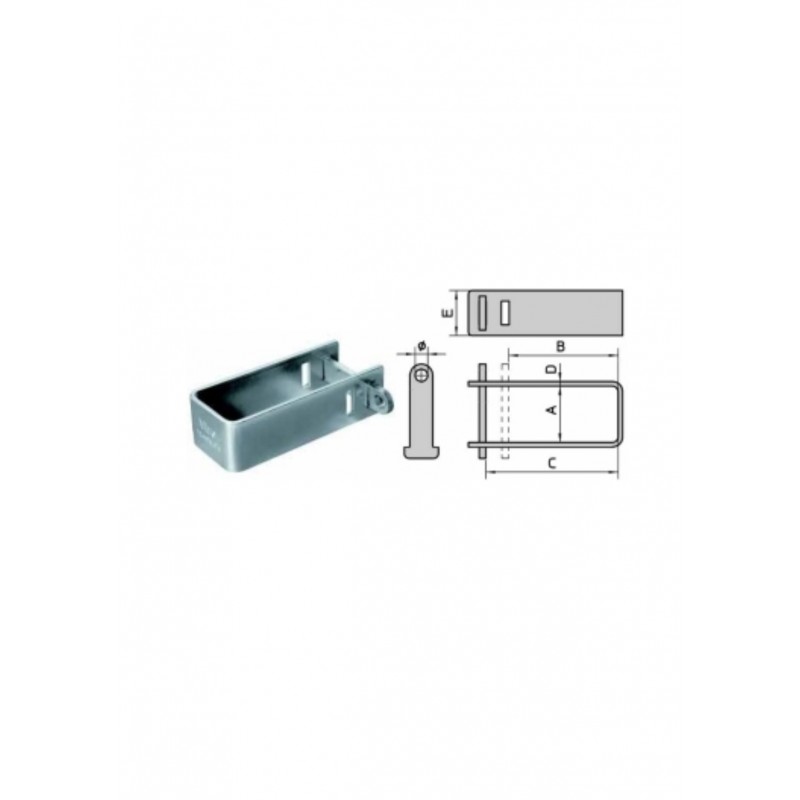 VIRO - Collier de Grille Acier Trempé 50 X 116 mm . Code 313 0676